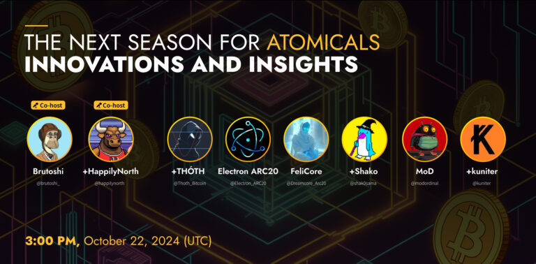 Advances and Future of Atomicals and AVM: Summary of the Latest Space on Twitter (X)